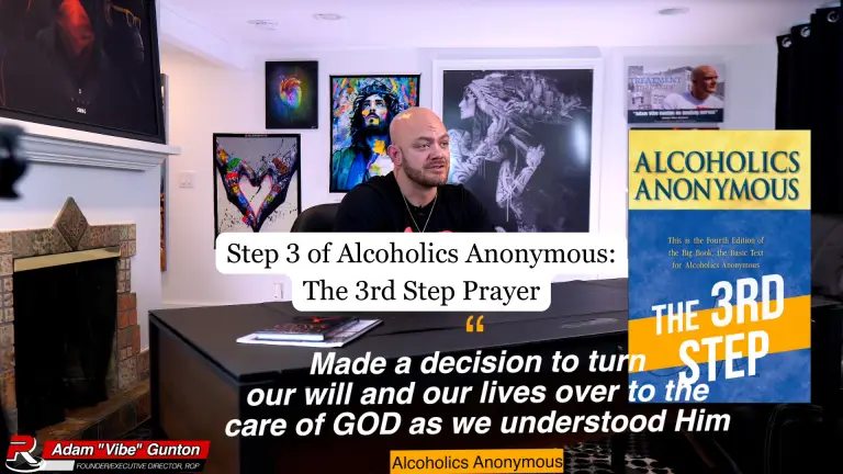 Step 3 of Alcoholics Anonymous AA The 3rd Step Prayer