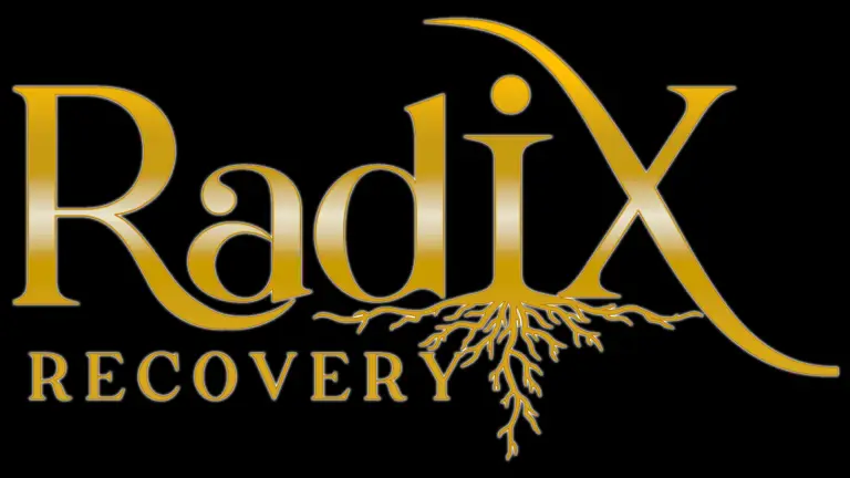 Radix Recovery Golden Logo