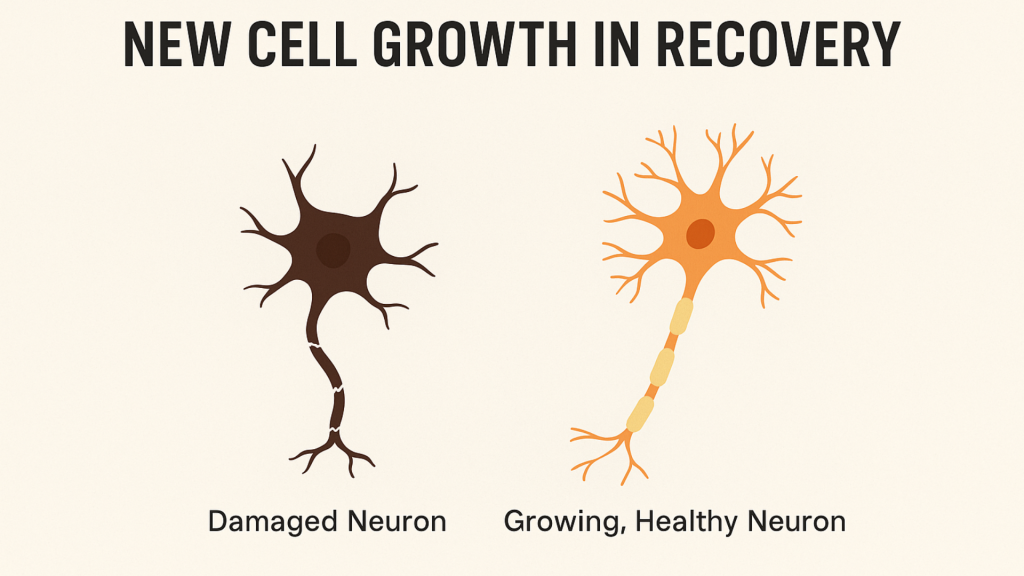 Brain Cells During The Addiction Rewiring Process