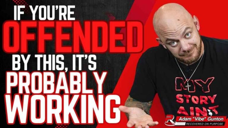 Recovery meetings aren't real life. Adam Gunton discusses why this might offend some people