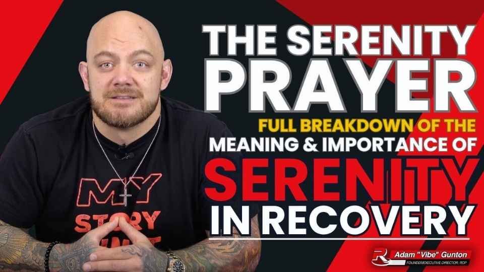 Adam Gunton breaks down why the serenity prayer ensures you are putting a higher power in control